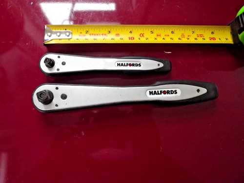 Halfords boxer ratchets 4 - , 1/4"