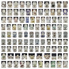 VINTAGE CHINA TEA TRIOS  -