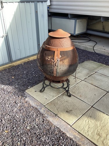 Cast iron chiminea very - cast,