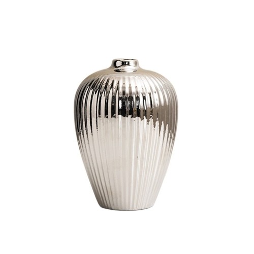 Electroplated ceramic flower - electroplated,