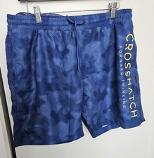 Crosshatch Swim Beach Shorts Size L Men's