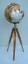 Floor World Globe With Wooden