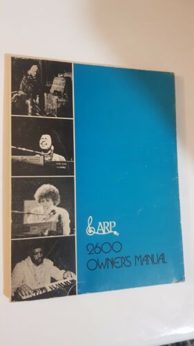 Arp 2600 owner user manual - arp,