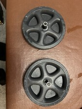 2x Wheels for Bissell Quickwash 1950 carpet cleaner including circlips