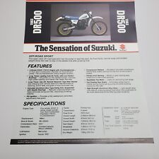 1983 Suzuki DR500 Dealer