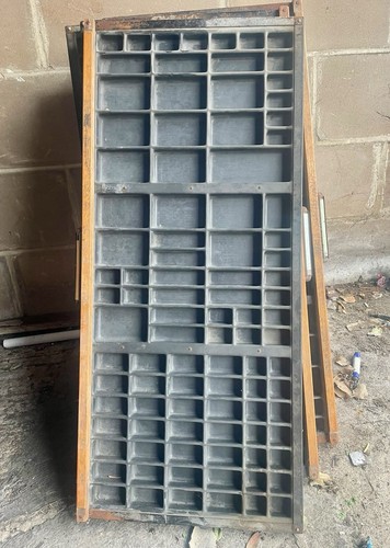 Vintage printers tray - printers,