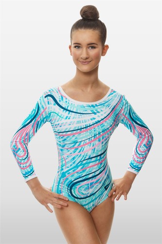Wild marble long - sleeve, girls