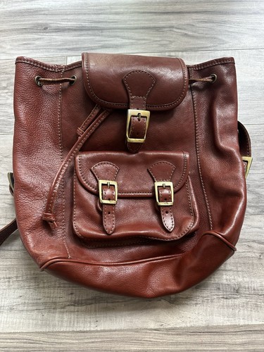 Brown genuine italian leather - italian,