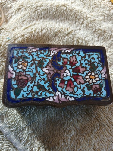 Very pretty cloisonné - cloisonné, brass
