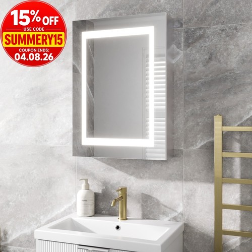 Bathroom led mirror - bathroom, cabinet