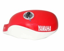 Yamaha Ysr 50 80 Ysr50 Ysr80 1989 Steel Red & White Fuel Tank With Cap & Tap