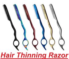 Hair Thinning Razor Feather Styling Texturing Layering Stainless Steel Thinners