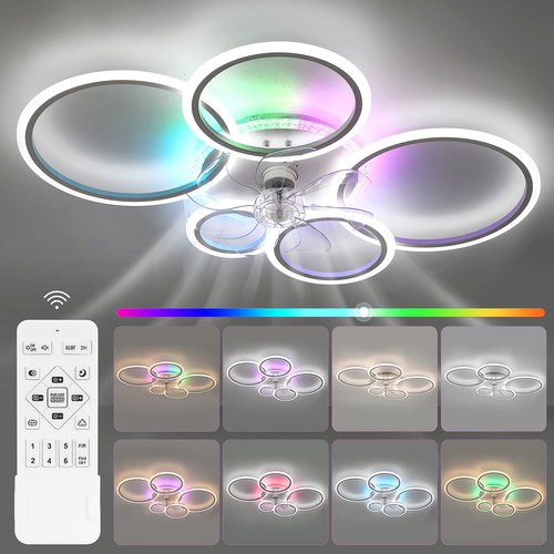 Led ceiling fan light dimmable - led,