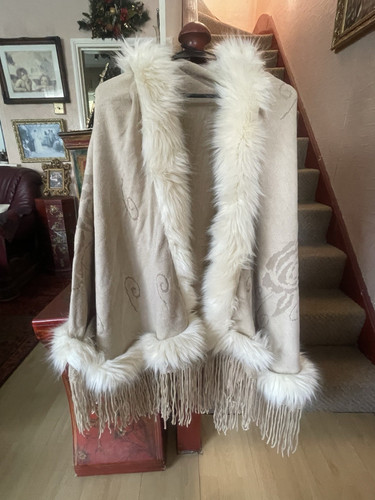 Artisan floral cape