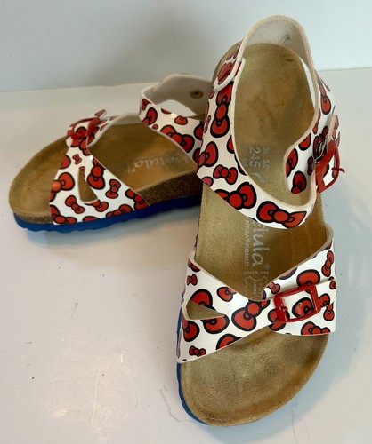 Betula sandals white - sandals, w/red