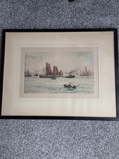 Off Brixham framed original