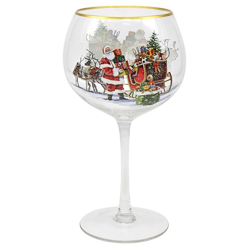Christmas gin glass festive - gin,