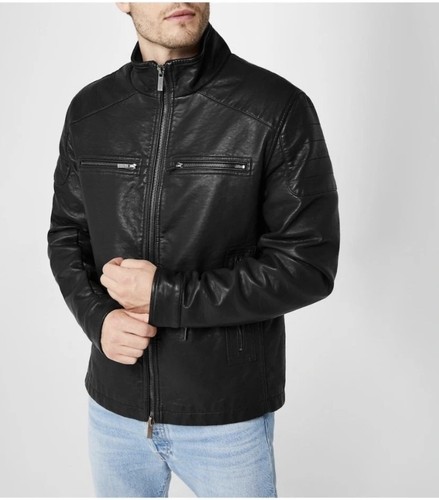 Firetrap leather jacket - pu,