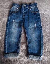 Boys Dark Blue Wash Jeans -