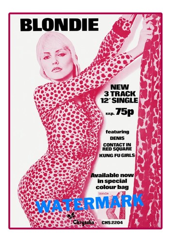 Blondie debbie harry poster - blondie,