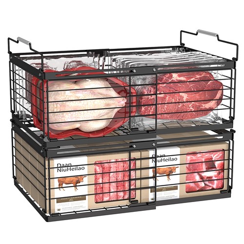 Freezer organizer bins - freezer, bins,