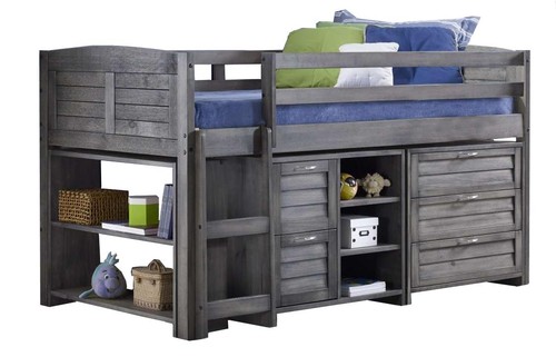 3ft single grey wood pine - 3ft,