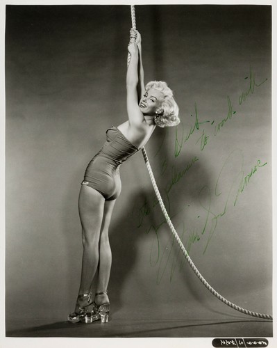 Marilyn monroe stunning signed - monroe,