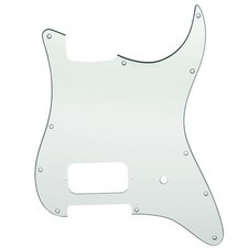 Musiclily Pro 3Ply Aged White Uncovered Pickguard For Tom Delonge Strat Guitar