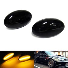 2x Black Lens Side Indicator