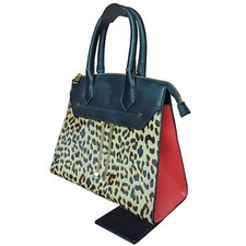Handbag Display - Adjustable Height Black Bag Holder with Strap Support (G111/B)
