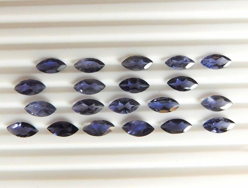 Natural iolite faceted - iolite,