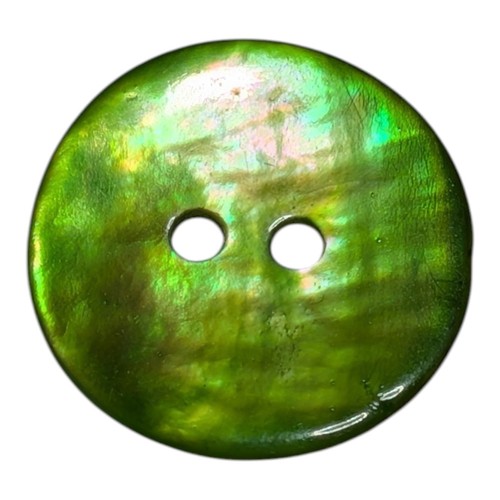 Green mother pearl buttons - of,