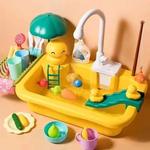 Kitchen sink fishing set - sink,