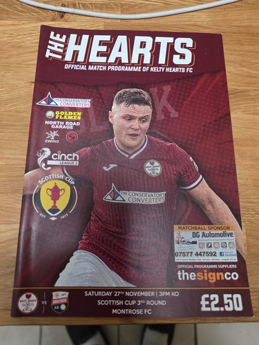 Kelty hearts montrose nov - hearts,