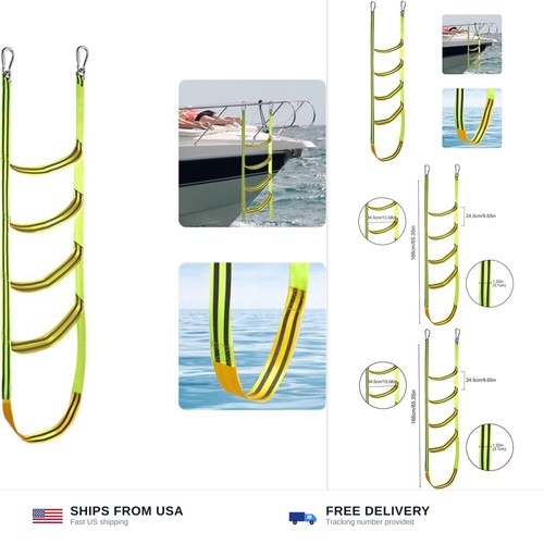 Boat rope ladder step - rope,