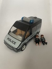 Playmobil police van with - police,