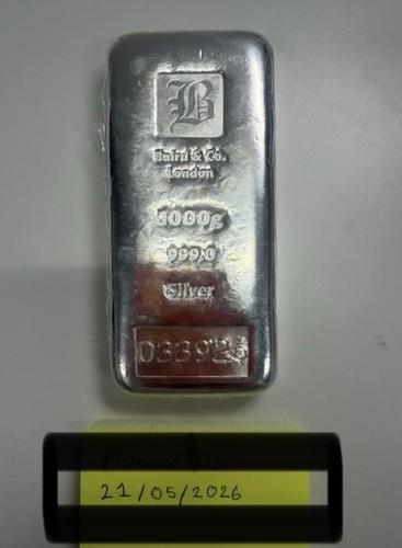Baird kilo silver bar - baird,