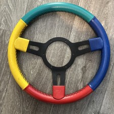 Mountney Multi Coloured Benton Harlequin Steering Wheel