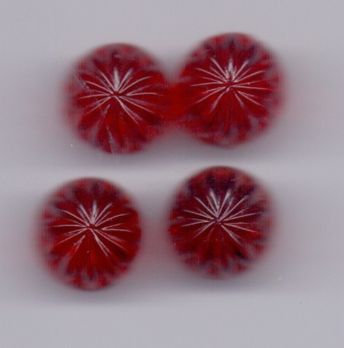 Glass vintage buttons - 4,
