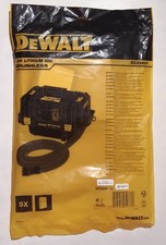 DEWALT Dcv9401 Replacement Paper Bags For Dcv586M Dust Extractor (Pack 5) DEWDCV