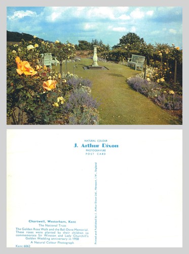 Vintage postcard chartwell - postcard,