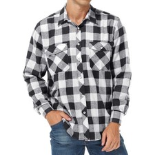 Mens Plaid Flannel Checkered