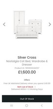 Silver cross nostalgia - cross,