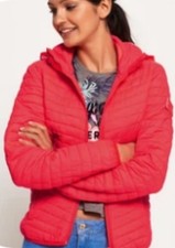 Superdry  Fiji Jacket UK 12 EU40 Coral / Hot Pink