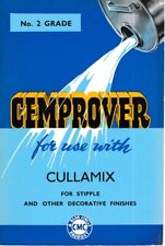 Cemprover For Use With Cullamix Instructions For Use, Stipple, 1960s Booklet