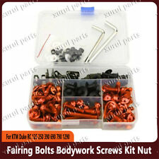 For KTM Duke RC 125 250 390 690 790 1290 Fairing Bolts Bodywork Screws Kit Nut