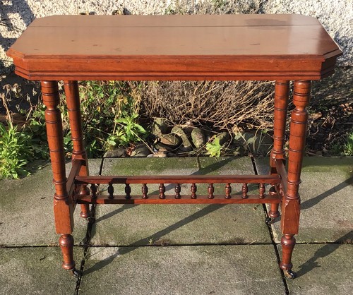 Victorian walnut sofa table - victorian,