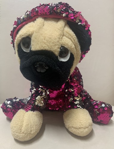 Lovely inch sequin pug dog - 12,