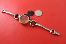 Original Gucci Black (scarce) Bamboo - Case, Glass & Strap only. (23T/O)