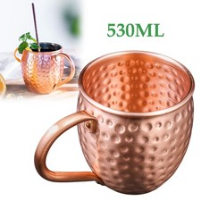 530ML Pure Copper Mug Cup for